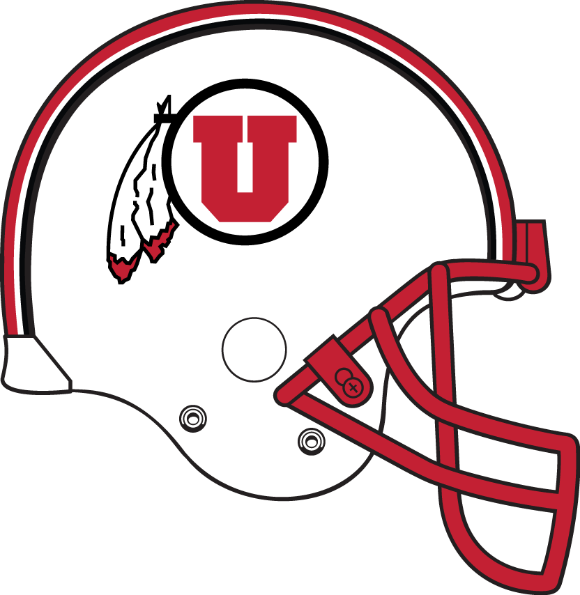 Utah Utes 2014-Pres Helmet Logo vinyl decal